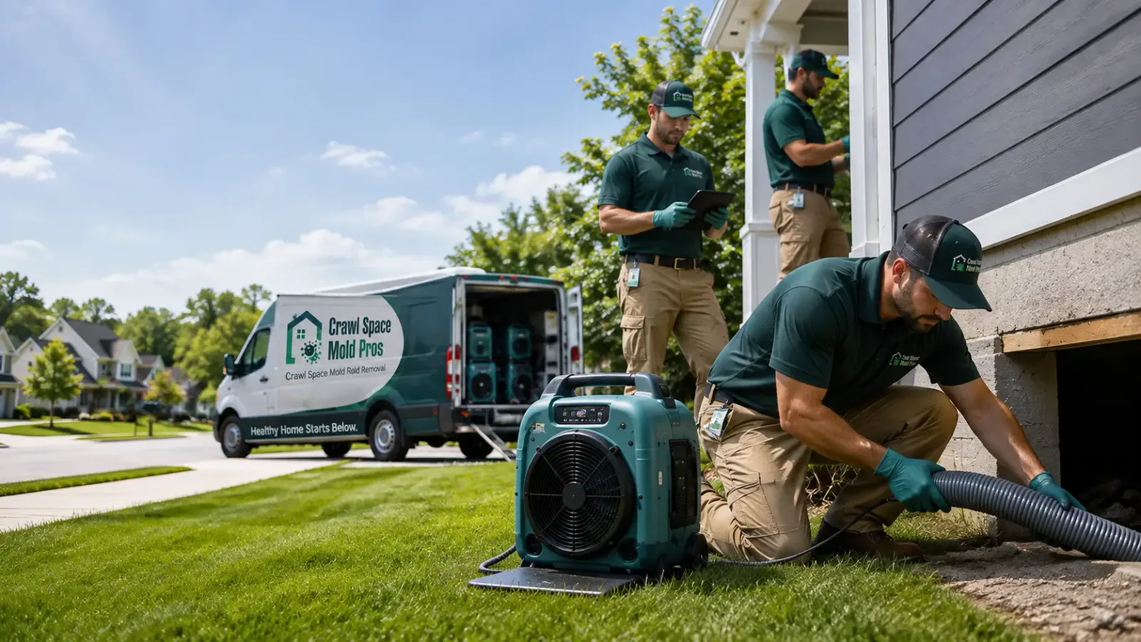 Crawl Space Mold Removal in San Martin, CA